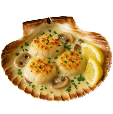 Coquilles St. Jacques  (Scallops in the Style of St. James)