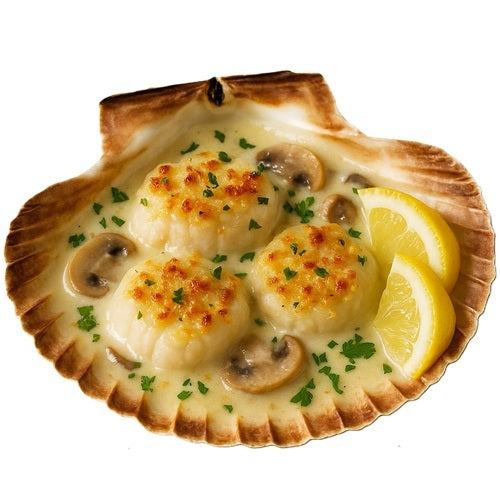 Coquilles St. Jacques  (Scallops in the Style of St. James)