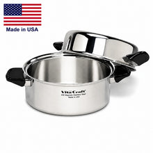 Load image into Gallery viewer, Made in USA Full-Body Induction Dutch Oven System | 430 Magnetic Stainless Steel