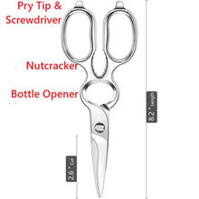 Load image into Gallery viewer, Kitchen Forged Shears – Heavy Duty Stainless Steel, Ultra Sharp, Multi-Function