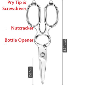 Kitchen Forged Shears – Heavy Duty Stainless Steel, Ultra Sharp, Multi-Function