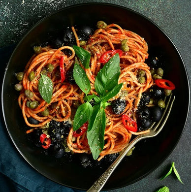 PASTA PUTTANESCA for Two