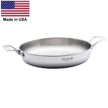 Load image into Gallery viewer, PRO SERIES 13-inch KARAHI Casserole Pan 430 Induction Ready Stainless Steel