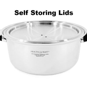 SILVER CLASSIC 3/4 Qt. Saucepan with Vented Lid 430 Magnetic Stainless Steel Made in USA