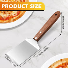 Load image into Gallery viewer, BOGO Mini SPATULA Turner with Wooden Handle and Stainless Steel Buy 1 Get 2
