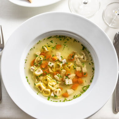 Italian Turkey Tortellini Soup