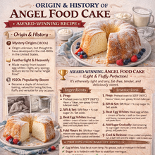 Load image into Gallery viewer, Angel Food Cake with three Topping Sauce Recipes