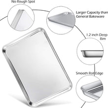 Load image into Gallery viewer, 6-Pc. BAKING Set with RACKS 9, 10, 12-in 18/0 gauge Stainless Steel