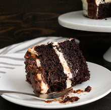 Load image into Gallery viewer, Deep Chocolate Cake Ultra-Moist with American Vanilla Buttercream Frosting
