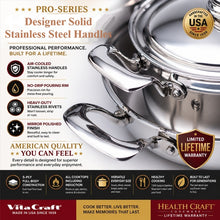 Load image into Gallery viewer, 11-Inch Extra Deep Gourmet Skillet with Helper Handle | USA