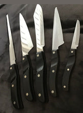 Load image into Gallery viewer, Vintage EKCO Arrowhead 5pc Kitchen Set with Wooden Holster Handmade in USA