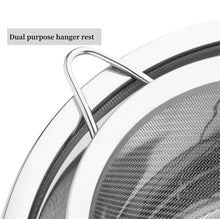 Load image into Gallery viewer, 2 Fine Mesh Conical SIEVES Food Strainer Stainless Steel