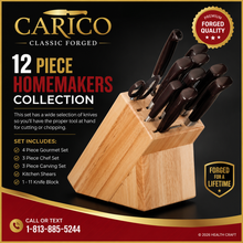 Load image into Gallery viewer, 12-Piece Homemakers Collection | Professional Forged Cutlery Set