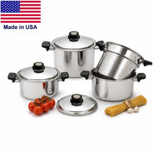 Load image into Gallery viewer, #5 Commercial Stockpot Set | Made in USA Stainless Steel Cookware