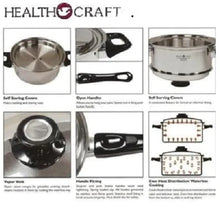 Load image into Gallery viewer, 5-Ply 6 Qt. STOCK POT with Vented Lid Waterless 439 Stainless-Steel Made in USA