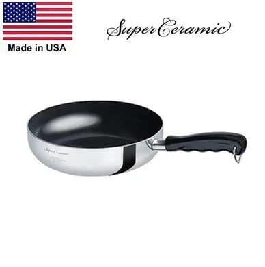 8-inch Super Ceramic Non-Stick Skillet 439 Magnetic Stainless-Steel Made in USA
