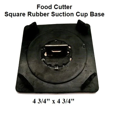 SQUARE SUCTION CUP BASE with C-Washer for Food Cutter