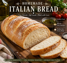 Load image into Gallery viewer, Homemade Italian Bread - The History and Craft of Classic Heritage Bread