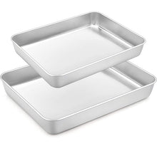 Load image into Gallery viewer, ROASTING BAKING Pan Set 18/0 Gauge Stainless Steel - See LASAGNA Recipe