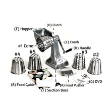 Load image into Gallery viewer, Health Craft, Saladmaster, West Bend, Regalware Rotary FOOD CUTTER Food Processor Parts - Video
