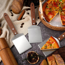 Load image into Gallery viewer, BOGO Mini SPATULA Turner with Wooden Handle and Stainless Steel Buy 1 Get 2