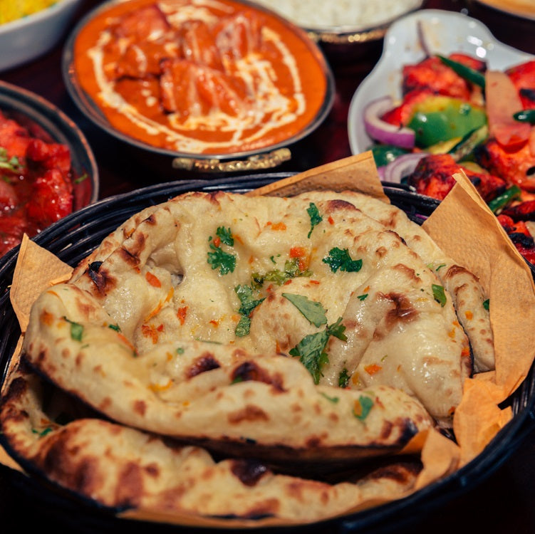 Naan Bread - Baked Leavened Bread from India