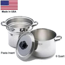 Load image into Gallery viewer, 5-Ply CLOSEOUT Neova 3Pc Pasta Set 304 Stainless Steel Made in USA