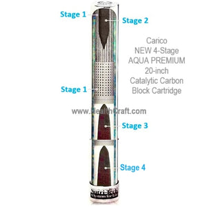 AQUA PREMIUM Catalytic Carbon Block Resin Cartridge Call 1-813-390-1144 with the size model.