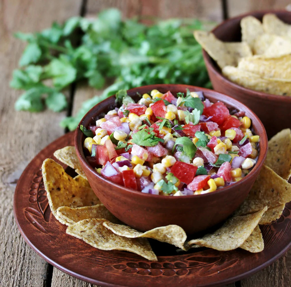 Jersey Tomatoes and Sweet Silver Queen Corn Salsa