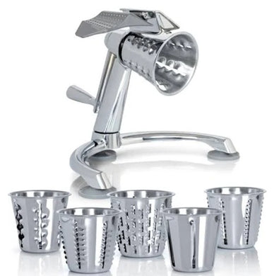 Original Rotary Mandolin FOOD CUTTER with 3-Leg Base