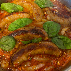 Italian Sausage and Peppers my way – Chef Charles Knight