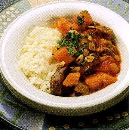 Pork and Pumpkin Stew by Chef Delmer Gill