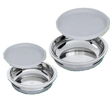 Load image into Gallery viewer, 4 Pc. MIXING BOWL SET with BPA Free Storage Lids 304 Stainless Steel