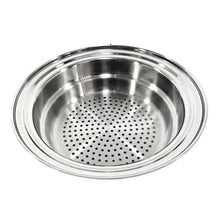 Load image into Gallery viewer, 2 Qt. 3-Tier CULINARY Steamer Strainer fits 1½, 2, 2½, 3, 3½, 4, and 6½ Qt. Stainless Steel