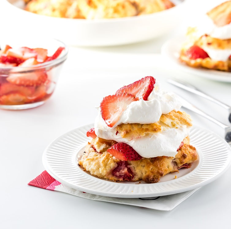 Stovetop Strawberry Shortcake