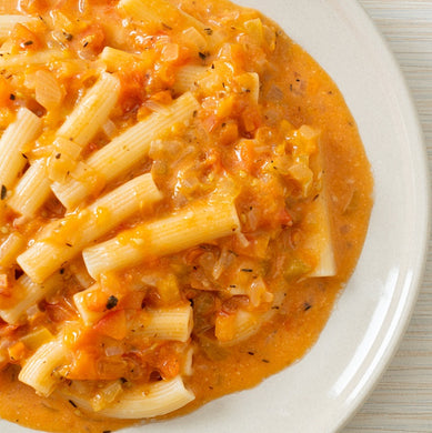 Pasta con Panna e Pomodoro Pasta in a Tuscan Pink Sauce