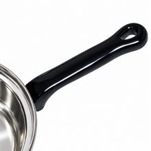 Load image into Gallery viewer, Vapo Seal discontinued black long cookware handle attached to stainless steel pan