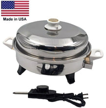 Load image into Gallery viewer, Chef Tell Collection 12&quot; OIL CORE ELECTRIC SKILLET w Vented Dome Lid - Recent Arrival