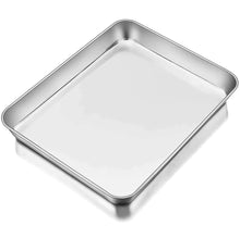Load image into Gallery viewer, ONLY 2 LEFT 14 x 11 x 2.25-inch LASAGNA PAN Baking Roasting PAN 18/0-gauge Stainless Steel