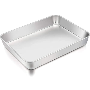 NEW 14 x 11 x 2.25-inch LASAGNA, baking and Roasting PAN Commercial Stainless Steel