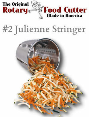 #2 Julienne-Stringer Cutting Cone - Cono Rallador No. 2