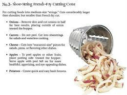 #3 Shoe-String French Fry Cutting Cone - Cono Rallador No.3