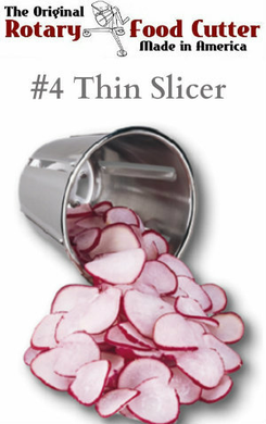 #4 Plain Slicer Cutting Cone - Cono Rallador No. 4