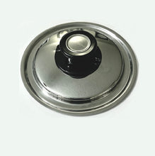 Load image into Gallery viewer, 7 3/8-inch Vented LID T304s Stainless Steel Made in USA - fits multiple pans and skillets
