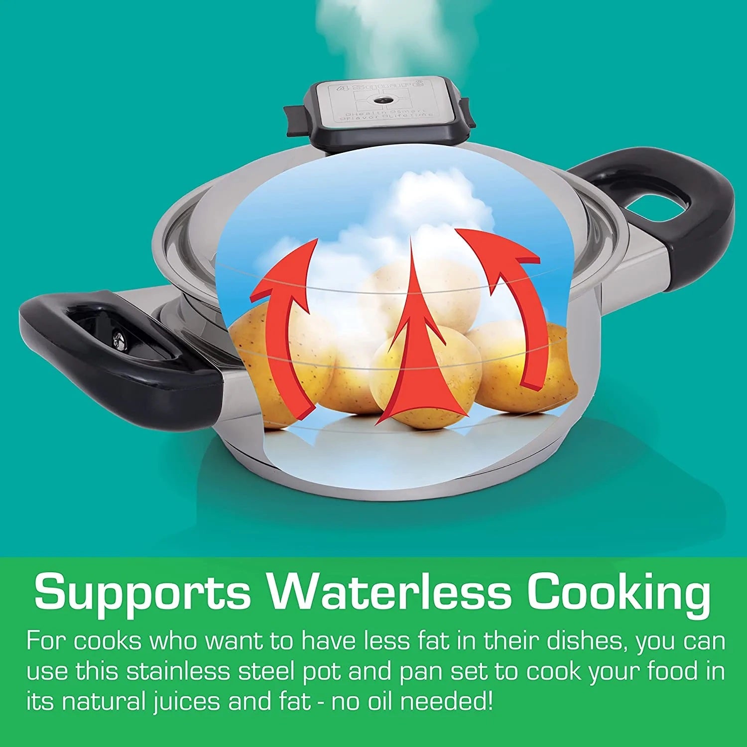 12 Quart Stock Pot – WaterlessCookware