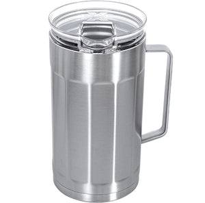 84 oz. BEVERAGE PITCHER with BPA Free Lid 304 Stainless Steel Insulated Hot Cold