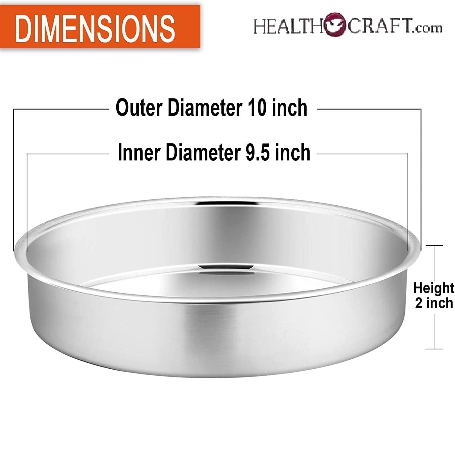 PME Seamless Professional Cake Tin Sq 15x15x4in | Party Party