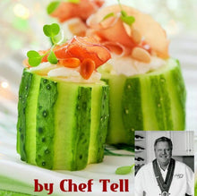 Load image into Gallery viewer, Cream Chesse Stuffed Cucumbers – Chef Tell