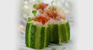 Cream Chesse Stuffed Cucumbers – Chef Tell