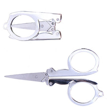 Load image into Gallery viewer, Mini Folding SCISSORS 420j2 Stainless-Steel Portable fits safely in Pocket or Purse
